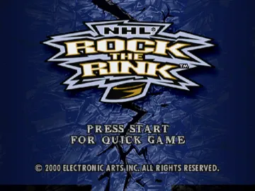 NHL Rock the Rink (US) screen shot title